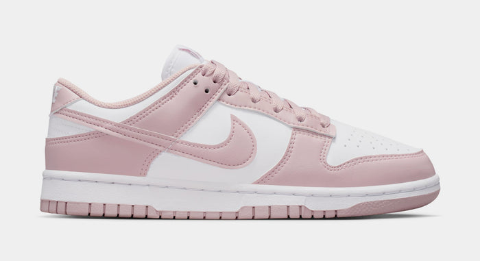 Dunk Low Womens Lifestyle Shoes (White/White/Particle Rose)