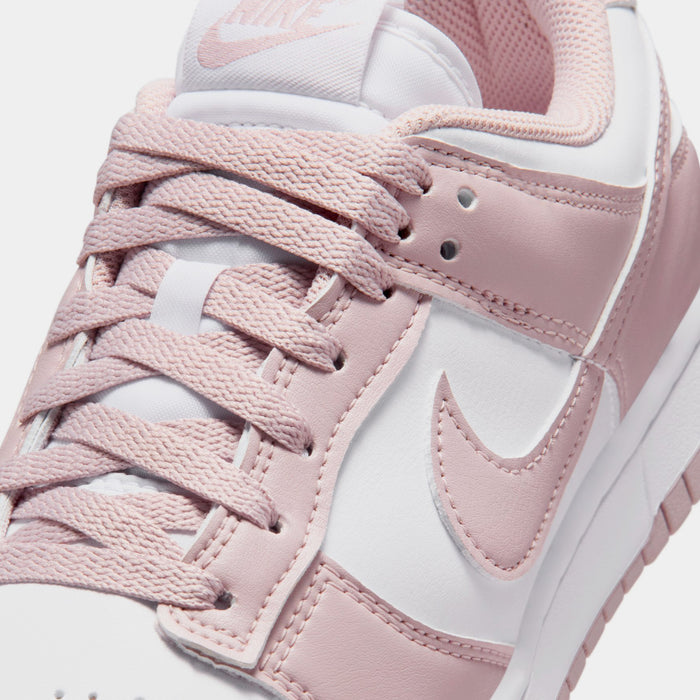 Dunk Low Womens Lifestyle Shoes (White/White/Particle Rose)