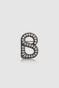 Eclat Brooch - Hematite