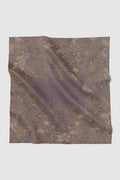 egypt printed square scarf in velvet by buttonscarves