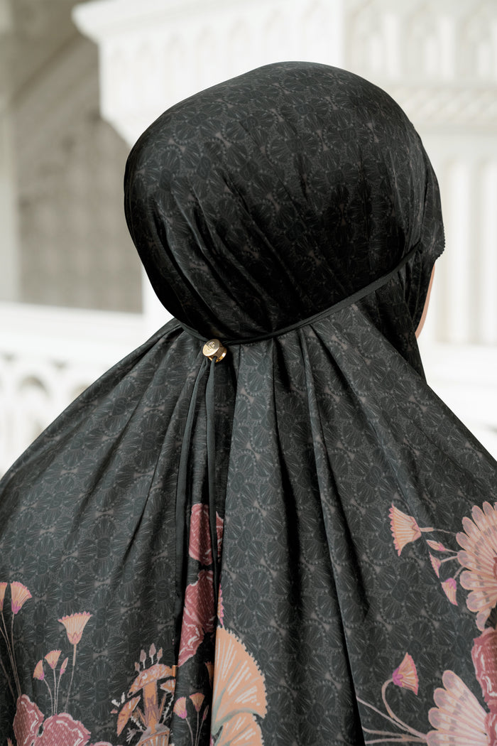 egypt prayer robe in eclipse by buttonscarves with adjustable back tie
