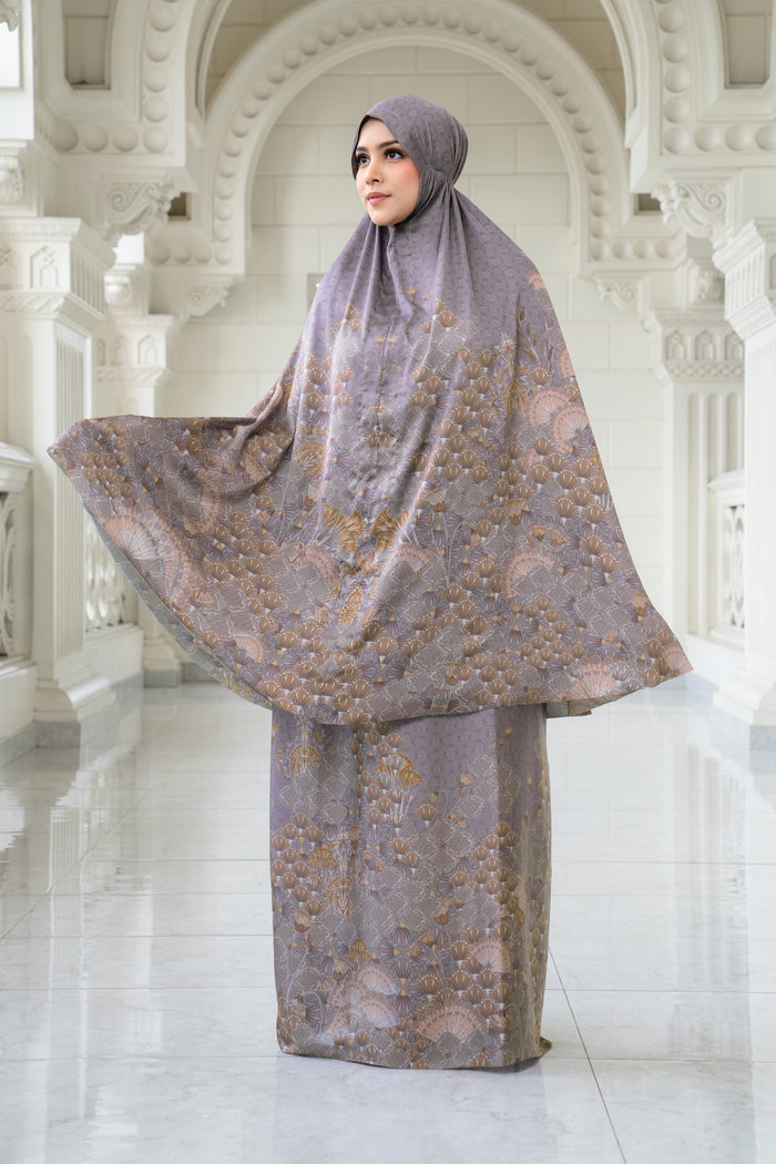 egypt prayer robe in velvet by buttonscarves pattern detail
