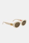 elia sunglasses in broken white by buttonscarves