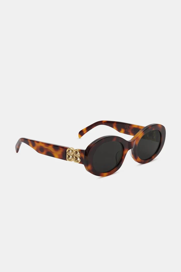 elia sunglasses in havana brown by buttonscarves