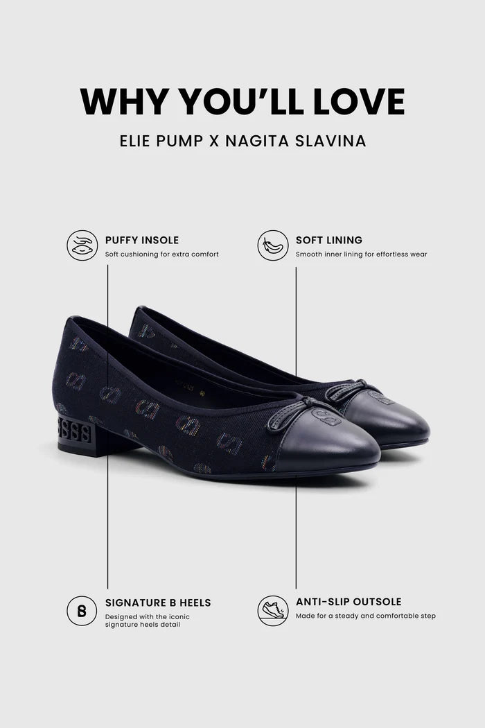 Elie Pump - Navy