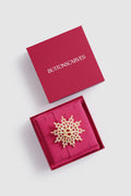 elira brooch in gold by buttonscarves