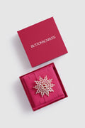 elira brooch in rose gold by buttonscarves