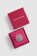 elira brooch in silver by buttonscarves