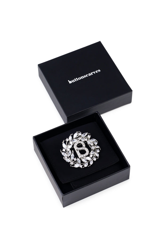 Elodie Brooch - Silver