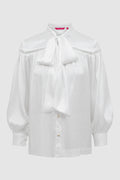 Elora Tapis Tie Bow Shirt - Jasmine