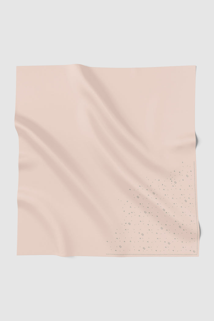 everyday glam scarf in beige by buttonscarves