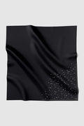 everyday glam scarf in black by buttonscarves