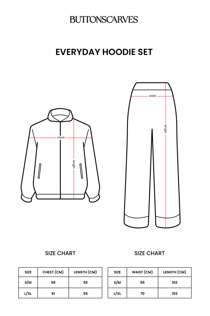 Everyday Hoodie Set - Black