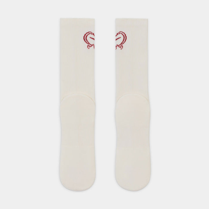 Everyday Plus Cushioned Crew Mens Socks (Sail/Team Crimson)
