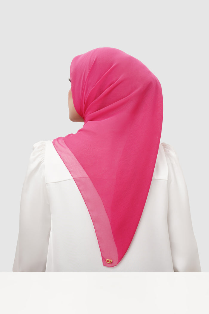 everyday scarf in lilac rose by buttonscarves back view