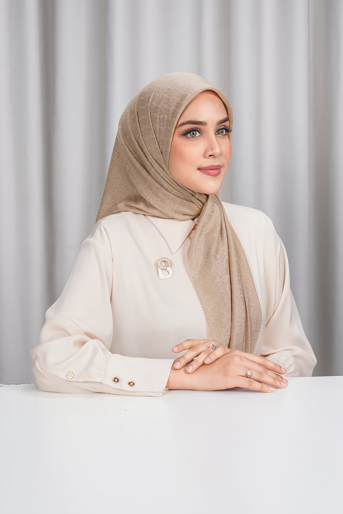 everyday tapis embossed 2.0 scarf in brush by buttonscarves