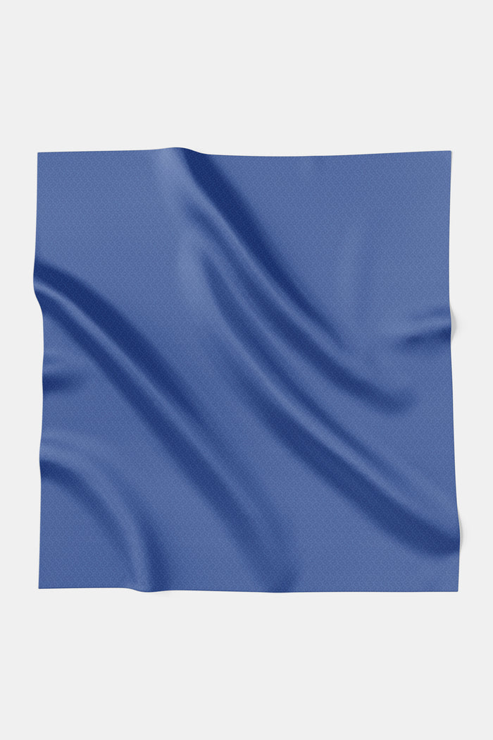 everyday tapis embossed 2.0 scarf in estate blue by buttonscarves