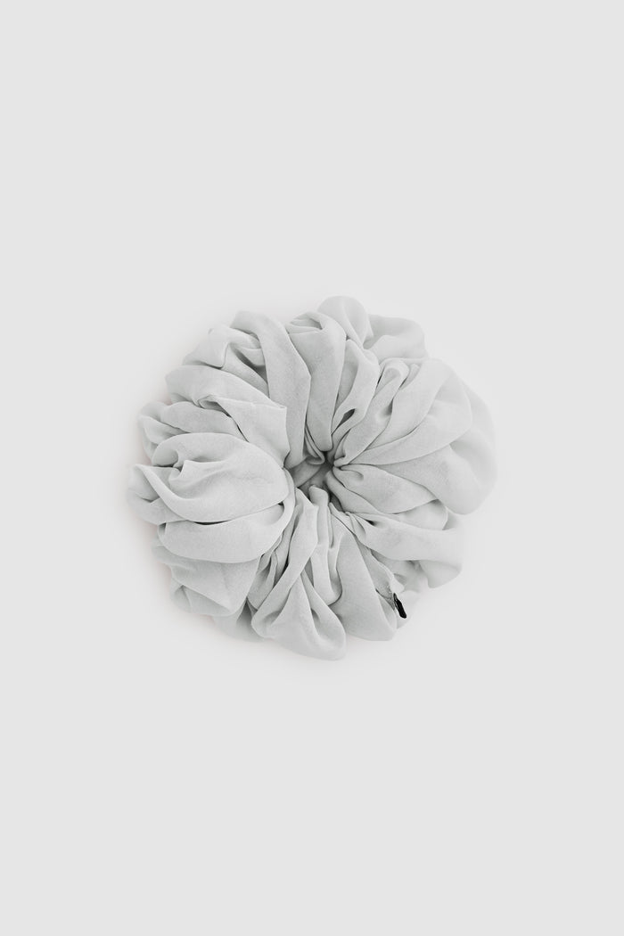 Everyday Twill Scrunchie - Grey