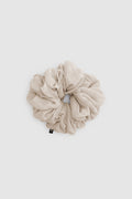 Everyday Twill Scrunchie - Silver Gray