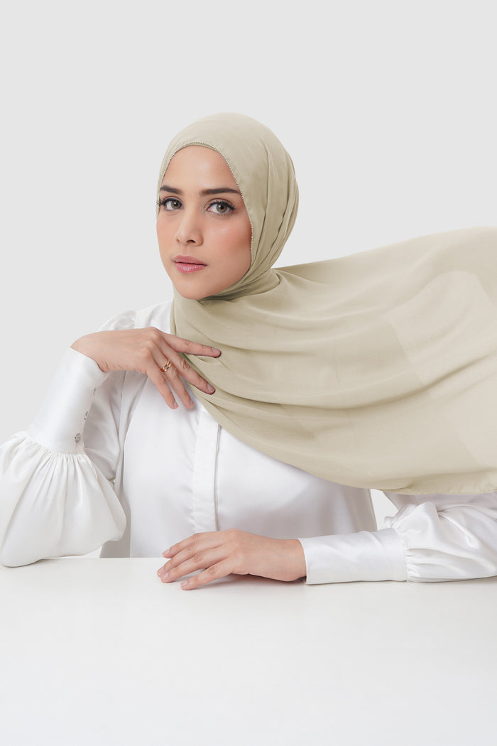 Everyday Twill Shawl - Vintage Khaki