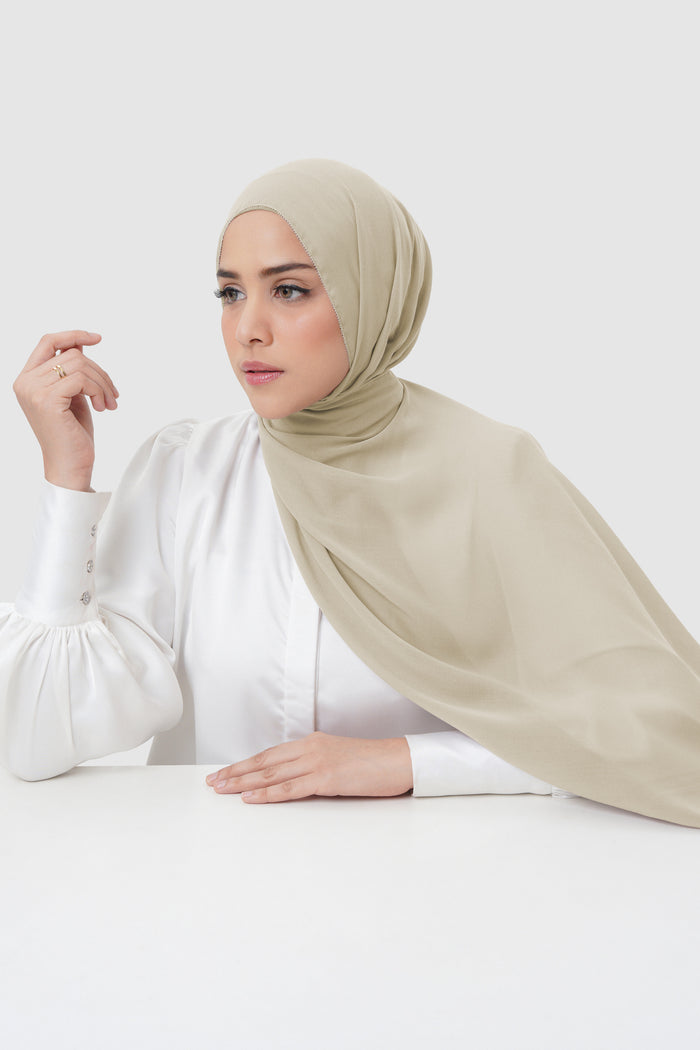 Everyday Twill Shawl - Vintage Khaki