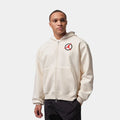 Jordan Flight Club Fleece Full Zip Knit Mens Sweatshirt (Pale Ivory)