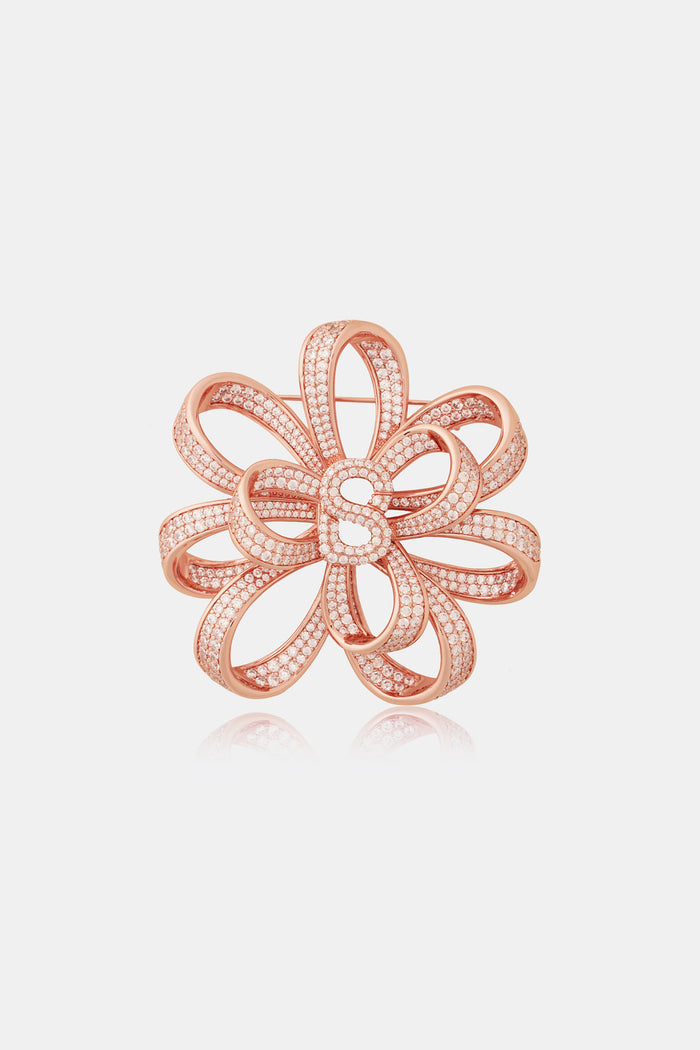 Florence Brooch - Rose Gold