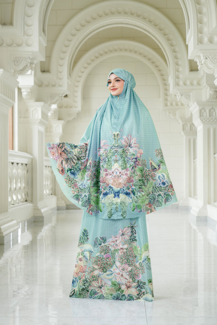 Forestis Capsule Prayer Robe - Aquamarine