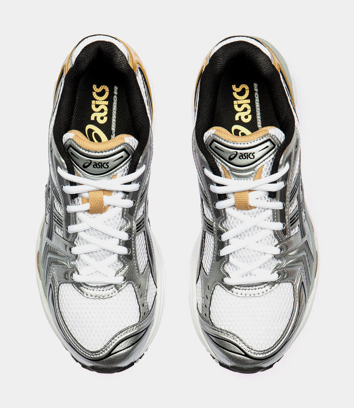 Gel Kayano 14 Mens Running Shoes (White/Pure Gold)