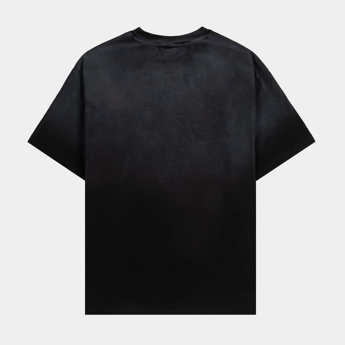 Ghost Ride Washed Mens Short Sleeve Shirt (Black/White)