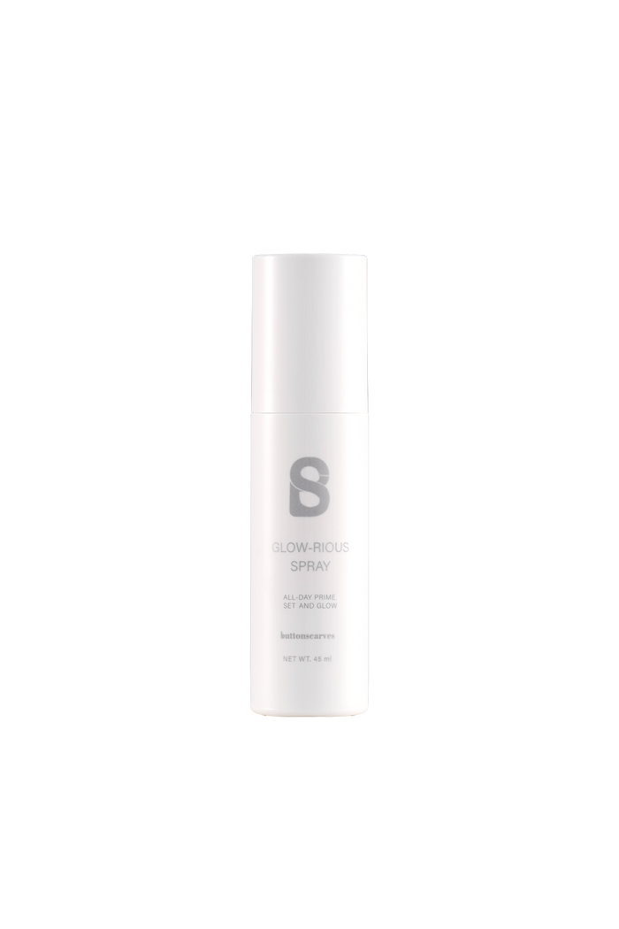 glow-rious spray by buttonscarves beauty
