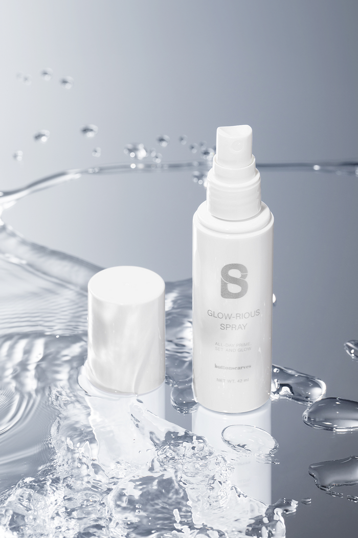 glow-rious spray by buttonscarves beauty