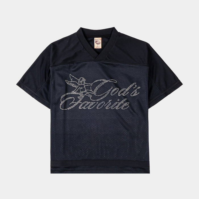 Gods Favorite Mesh Womens Jersey (Black/Silver)