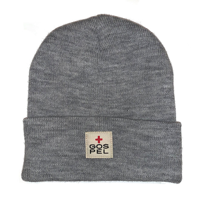 Gospel Patch Beanie - Grey