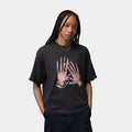 Graphic Girlfriend Womens Short Sleeve Shirt (Off Noir)