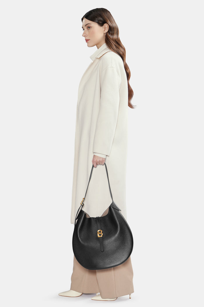 Halo Hobo Bag - Black