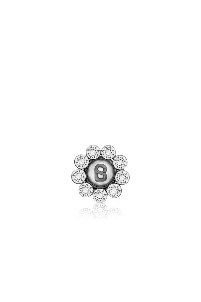 Hana Button Cover - Hematite