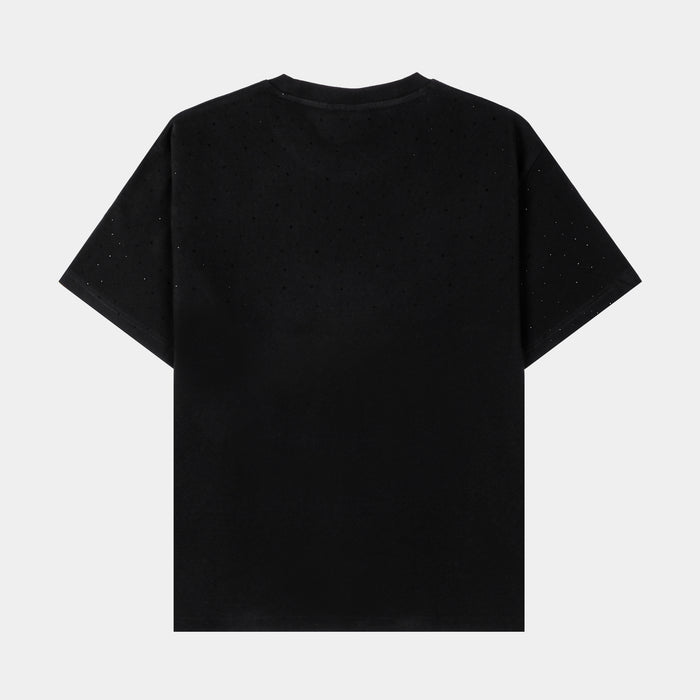 Hollywood Premium Mens Short Sleeve Shirt (Black/Black)