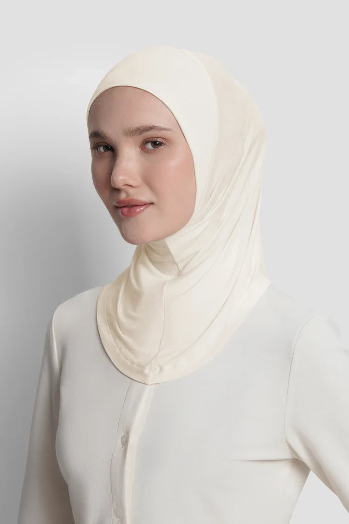 ninja inner in antique white by buttonscarves side view