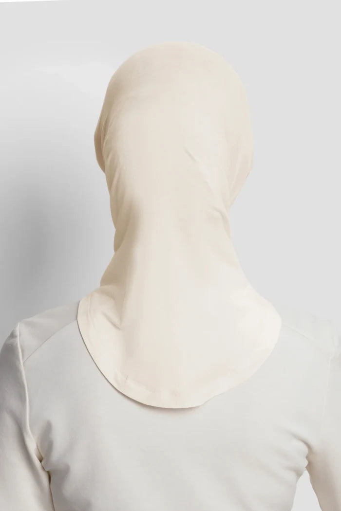 ninja inner in antique white by buttonscarves back view