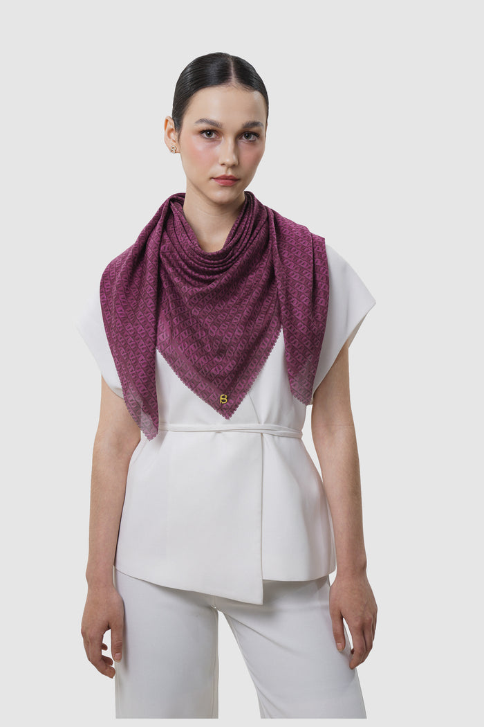 Interlock Square - Plum