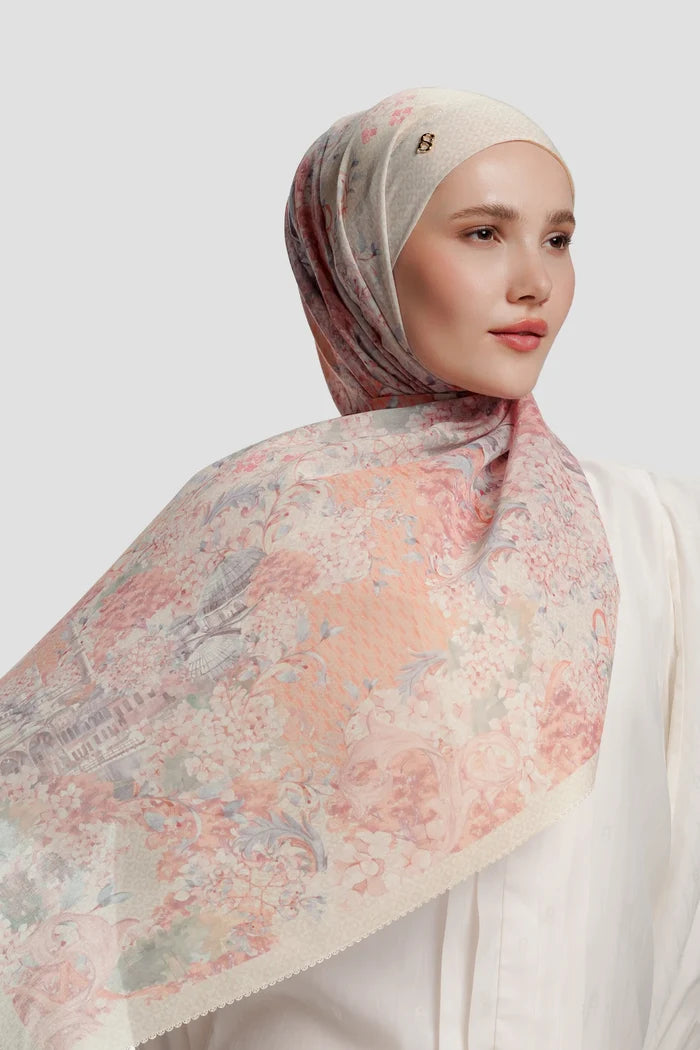 istanbul tie back shawl in palace by buttonscarves style look