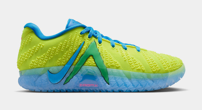 Ja 3 x Kool Aid Mens Basketball Shoes (Lemon Venom/Light Photo Blue/Light Green Spark)