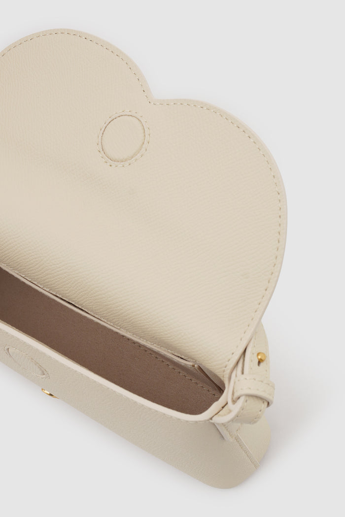 jenny sling bag in beige by buttonscarves interior compartment