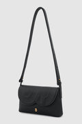 jenny sling bag in black by buttonscarves