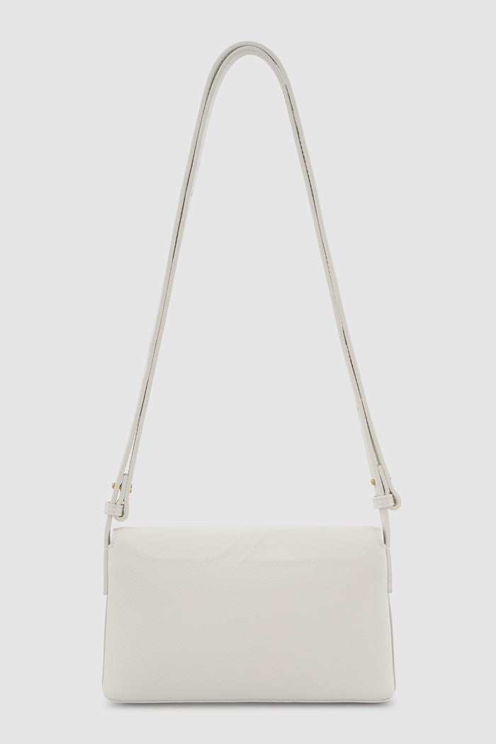 jenny sling bag in broken white by buttonscarves back view