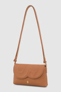 jenny sling bag in tan by buttonscarves