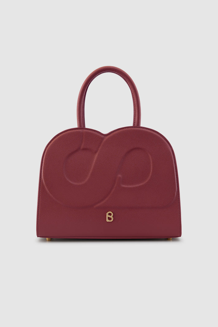 Joy Bag Medium - Saffiano Leather - Burgundy