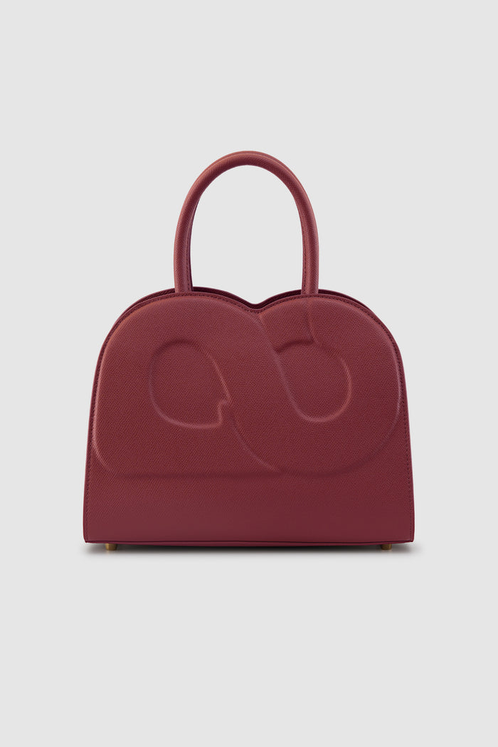 Joy Bag Medium - Saffiano Leather - Burgundy