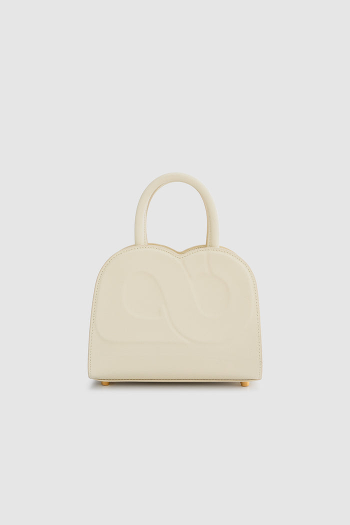 joy bag small with saffiano leather in lamb by buttonscarves back view